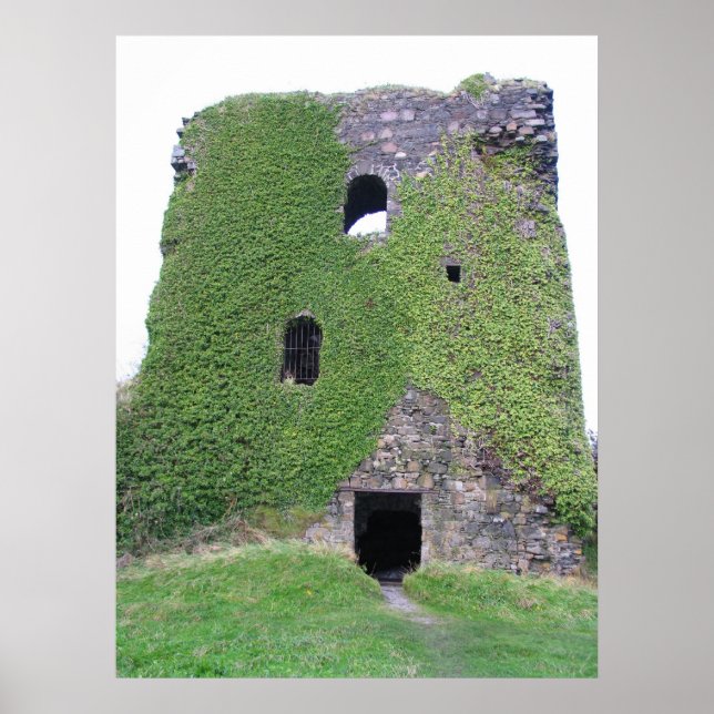 Dunollie Castle Oban Bay, Scotland Poster (Front)