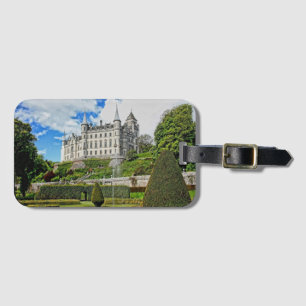 Dunrobin castle architecture photo luggage tag