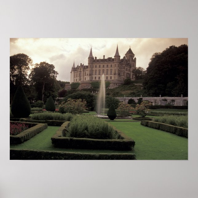 Dunrobin Castle, Scotland Poster (Front)
