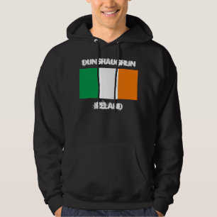 Dunshaughlin, Ireland with Irish flag Hoodie