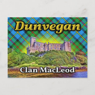 Dunvegan Castle Clan MacLeod Isle of Skye Scotland Postcard