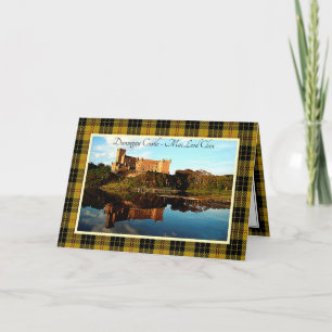 Dunvegan Castle MacLeod Clan Carte de voeux pliée