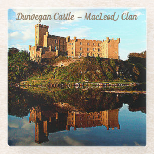 Dunvegan Castle – MacLeod Clan Glass Coaster