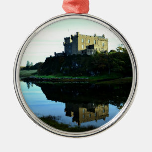 Dunvegan Castle on Skye Metal Ornament