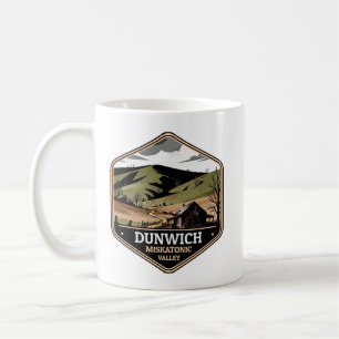 Dunwich Miskatonic Valley Vintage Travel Badge Coffee Mug