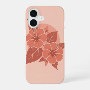 Duo d’Hibiscus Vintage iPhone 16 Case