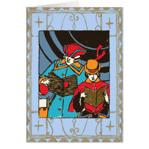 Duo de covoiturage vintage