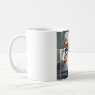 Duo dynamique : Mug d'équipe infirmière et médecin