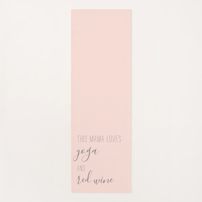 duo mama loves yoga mat (Front)