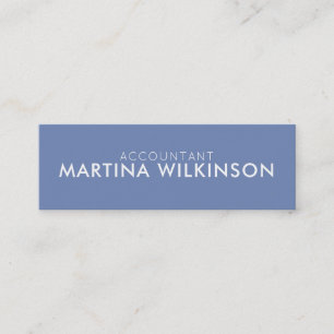 Duo tone name tag style blue white