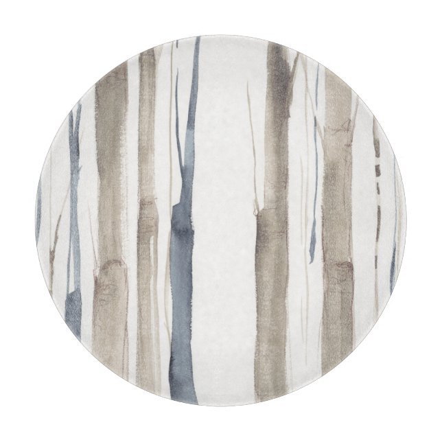 Duo Tone Trees II Cutting Board (Front)