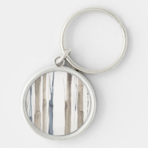 Duo Tone Trees II Keychain