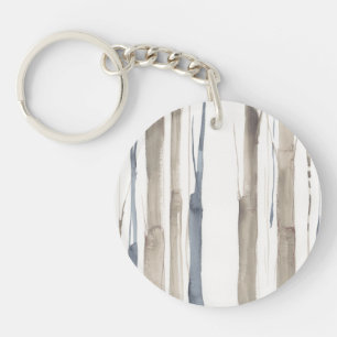 Duo Tone Trees II Keychain
