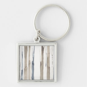 Duo Tone Trees II Keychain