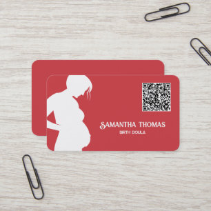 Duola Midwife QR Code Business Card