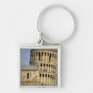 Duomo and Leaning Tower, Pisa, Tuscany, Italy Keychain
