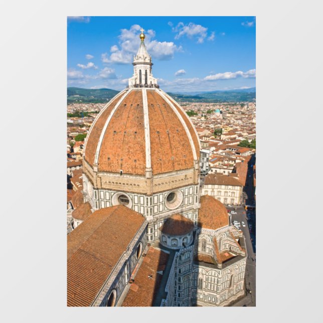 Duomo Basilica di Santa Maria del Fiore - Florence Window Cling (Sheet)