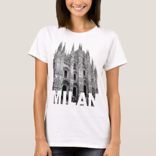 Duomo Cathedral Church of Milan, Lombardy on a T-Shirt
