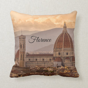 Duomo di Firenze Florence Italy Design Throw Pillow