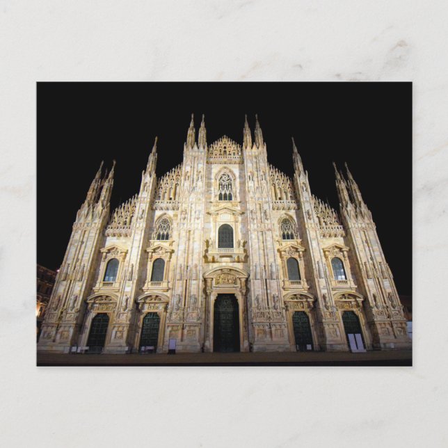 Duomo di Milano, Italia (Milan, Italy Duomo) Postcard (Front)