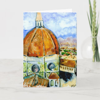 Duomo- Florence Italy Card