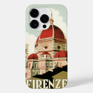 Duomo in Firenze Florence Italy Vintage Travel Art Case-Mate iPhone 14 Pro Case