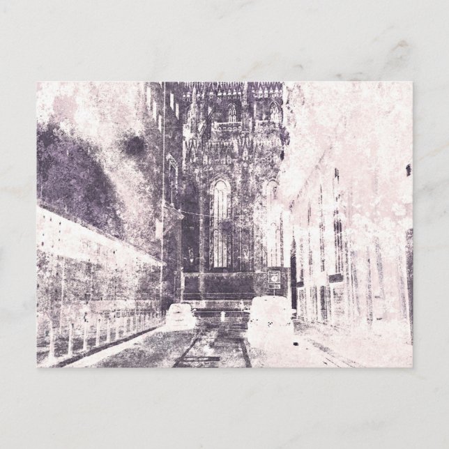 Duomo Milan Europe Postcard (Front)