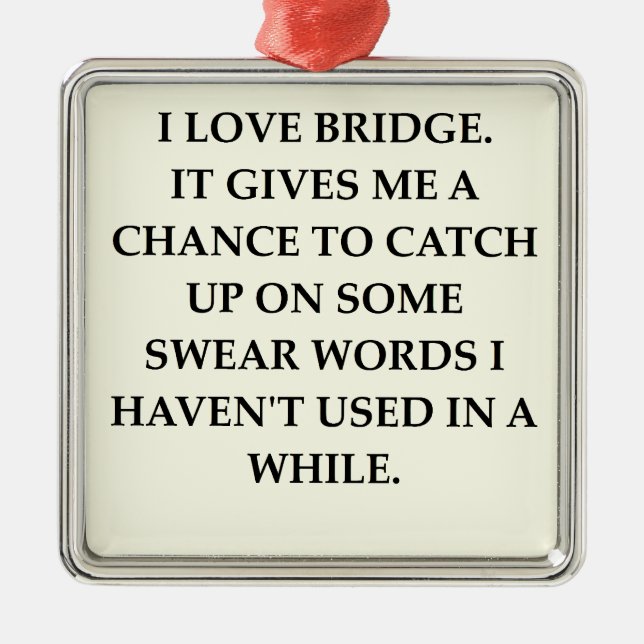 dup;icate bridge metal ornament (Front)