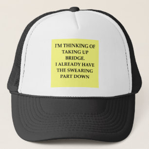 dup;icate bridge trucker hat