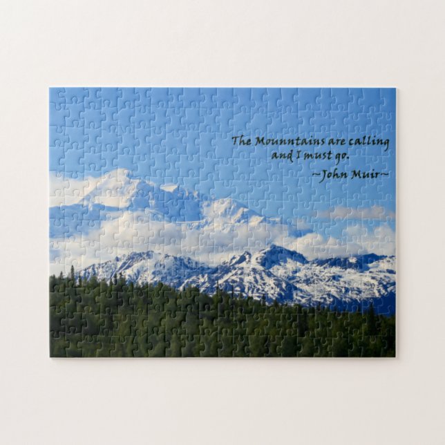 Dup - Mtns are calling / Denali - J Muir Jigsaw Puzzle (Horizontal)