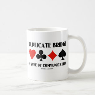 Duplicate Bridge A Game Of Communication Coffee Mug