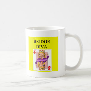 duplicate bridge game player coffee mug