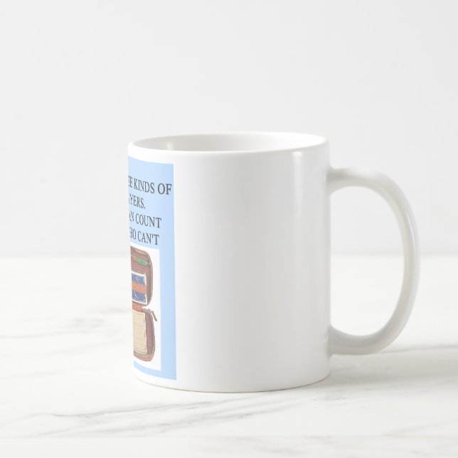 duplicate bridge game player coffee mug (Right)