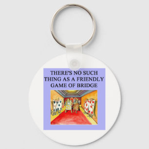 duplicate bridge game player keychain