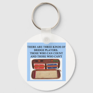 duplicate bridge game player keychain