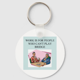 duplicate bridge game player keychain