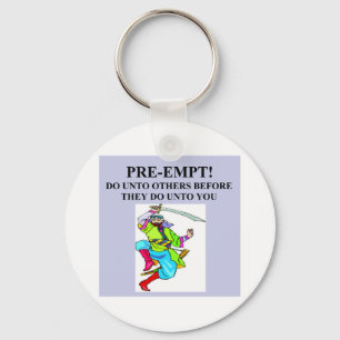 duplicate bridge game player keychain