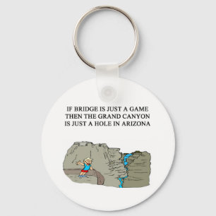 duplicate bridge game player keychain