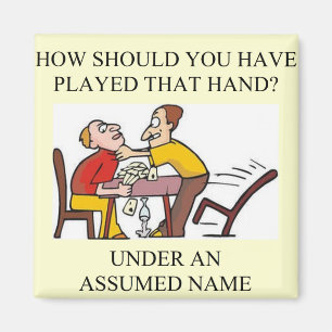 duplicate bridge game player magnet