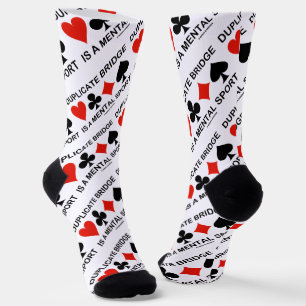 Duplicate Bridge Is A Mental Sport Four Card Suits Socks