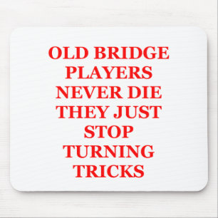 duplicate bridge jokes mouse pad