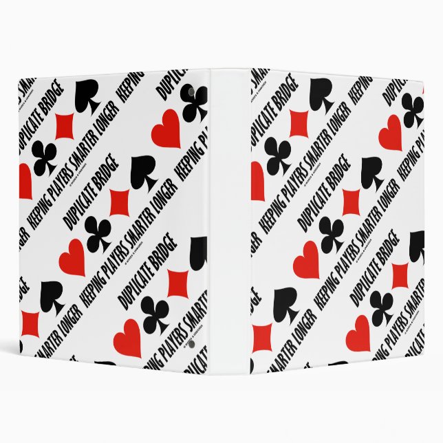 Duplicate Bridge Keeping Players Smarter Longer Binder (Background)