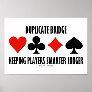 Duplicate Bridge Keeping Players Smarter Longer Poster