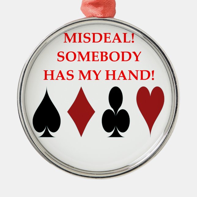 duplicate bridge metal ornament (Front)