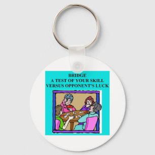 duplicate bridge player design keychain