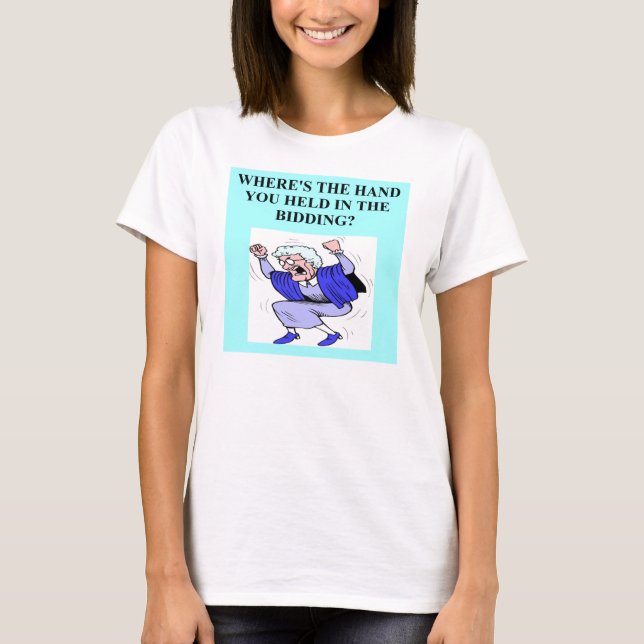 duplicate bridge player game design T-Shirt (Front)