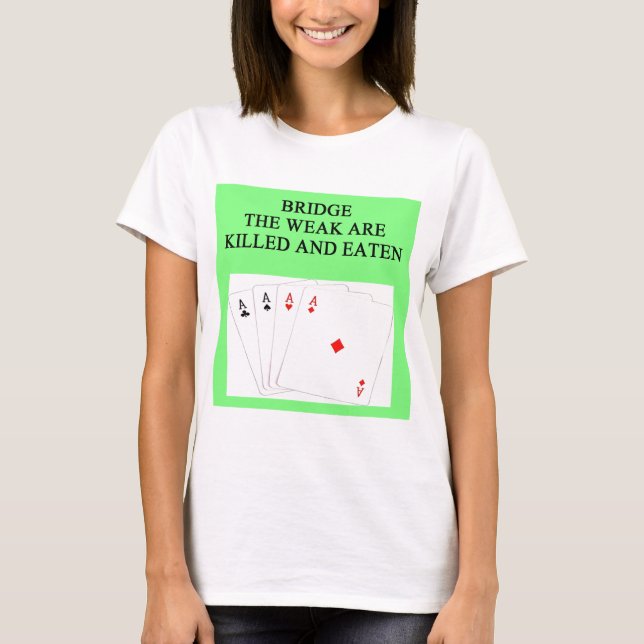 duplicate bridge player T-Shirt (Front)