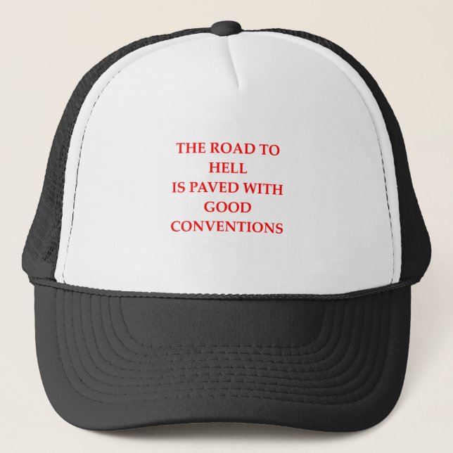 duplicate bridge trucker hat (Front)