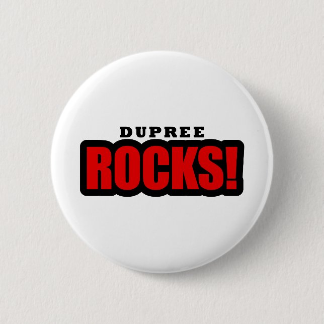 Dupree, Alabama 2 Inch Round Button (Front)