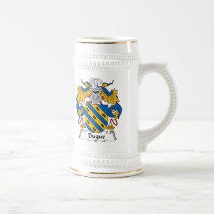 Duque Family Crest Beer Stein